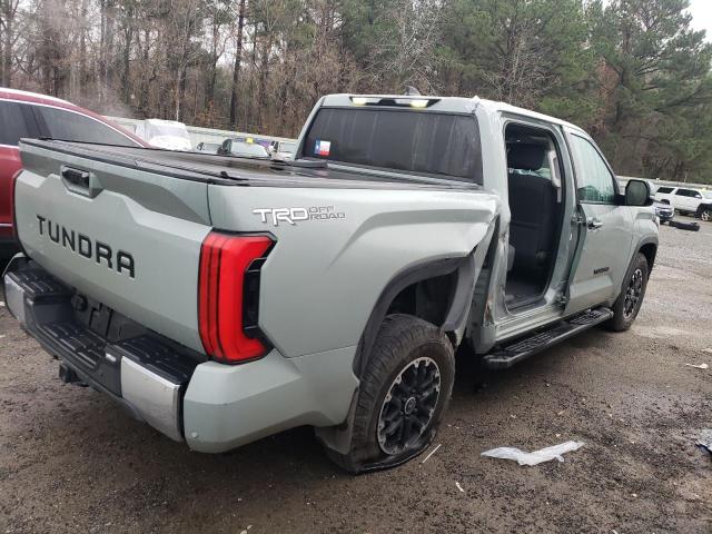 5TFLA5AB7NX009056 - 2022 TOYOTA TUNDRA CREWMAX SR TEAL photo 3