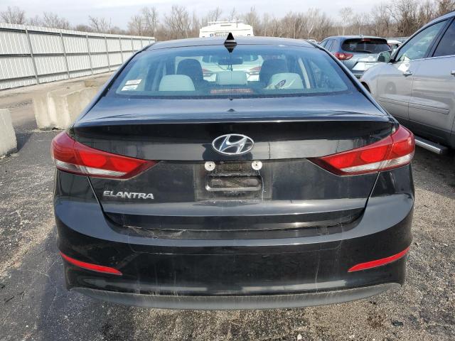 KMHD84LF9HU102432 - 2017 HYUNDAI ELANTRA SE BLACK photo 6