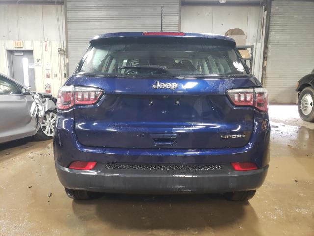 3C4NJCAB0JT489332 - 2018 JEEP COMPASS SPORT BLUE photo 6