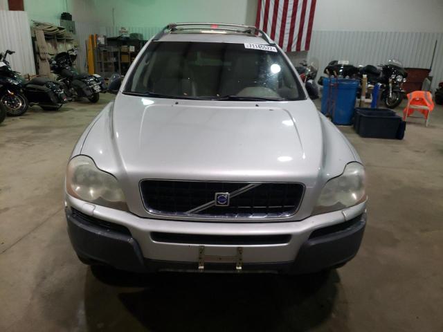 YV1CZ911651134814 - 2005 VOLVO XC90 T6 SILVER photo 5