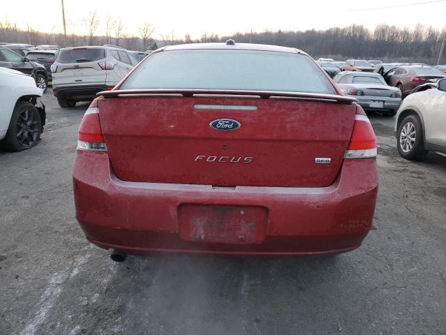 1FAHP36N69W231424 - 2009 FORD FOCUS SES RED photo 6