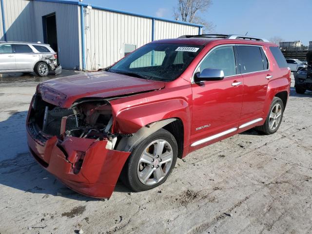 2GKALUEK8F6194861 - 2015 GMC TERRAIN DENALI RED photo 1