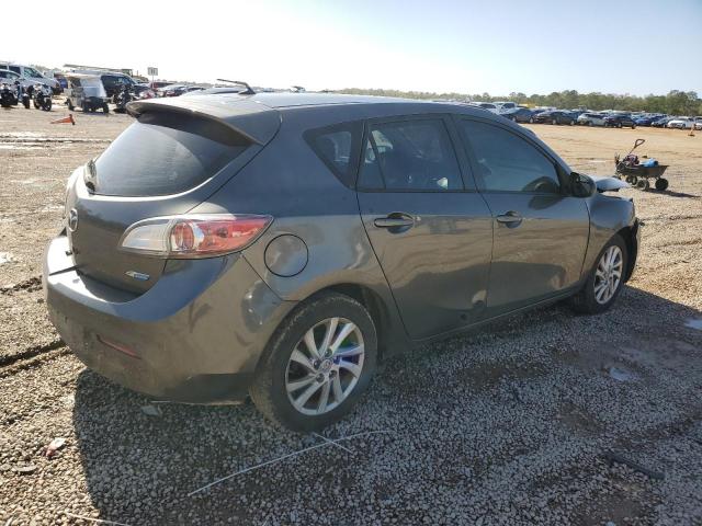 JM1BL1L74C1637325 - 2012 MAZDA 3 I GRAY photo 3