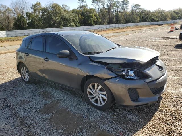 JM1BL1L74C1637325 - 2012 MAZDA 3 I GRAY photo 4