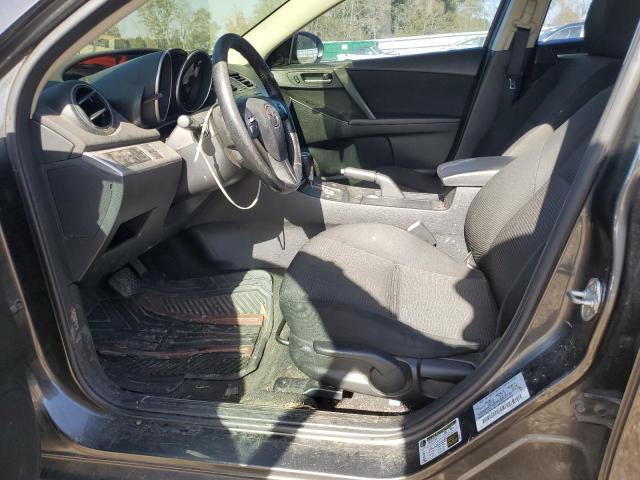 JM1BL1L74C1637325 - 2012 MAZDA 3 I GRAY photo 7