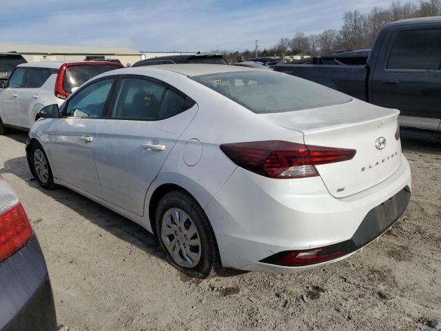 5NPD74LF4KH435551 - 2019 HYUNDAI ELANTRA SE WHITE photo 2