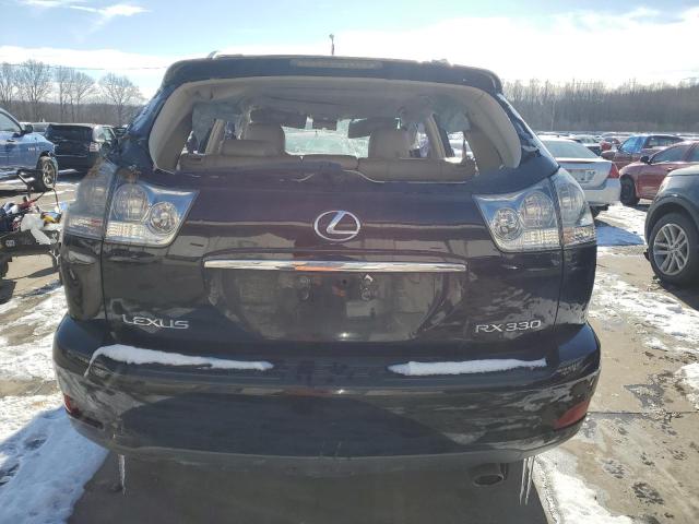 2T2HA31U76C089191 - 2006 LEXUS RX 330 BLACK photo 6