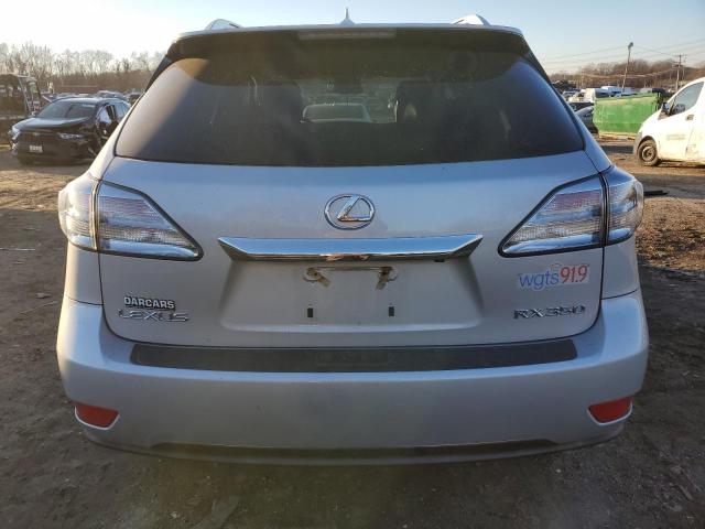 2T2BK1BA8AC010048 - 2010 LEXUS RX 350 SILVER photo 6