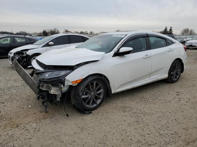 19XFC1F32KE016042 - 2019 HONDA CIVIC EX WHITE photo 1