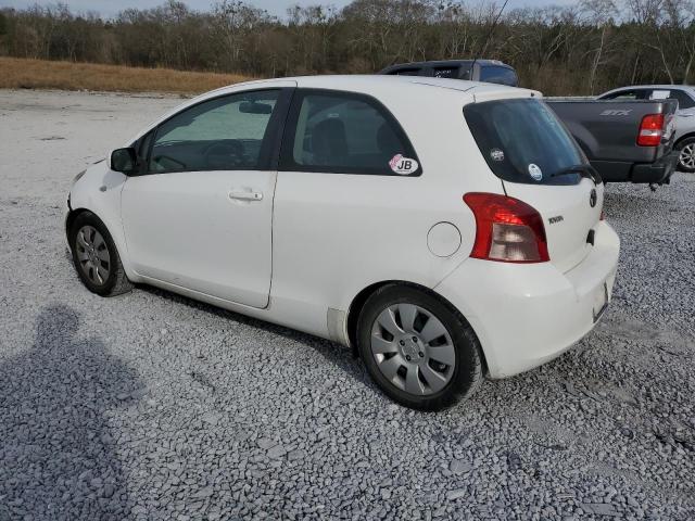 JTDJT923285212713 - 2008 TOYOTA YARIS WHITE photo 2