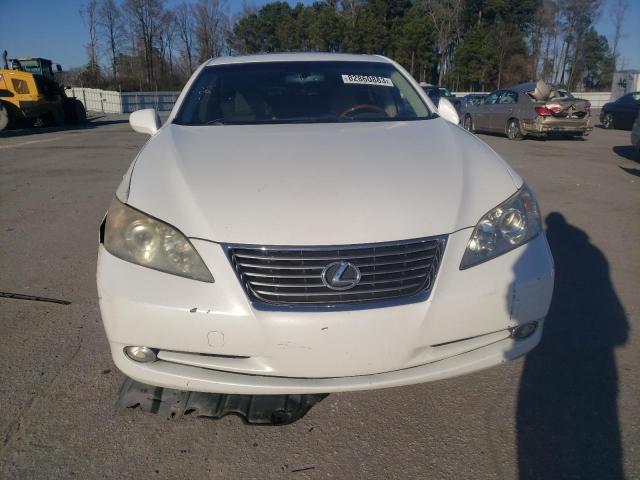 JTHBJ46G482193737 - 2008 LEXUS ES 350 WHITE photo 5