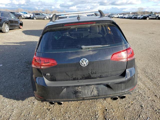 WVWUF7AU8GW214297 - 2016 VOLKSWAGEN GOLF R BLACK photo 6