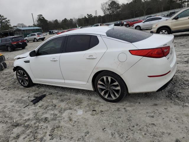 5XXGR4A75FG510455 - 2015 KIA OPTIMA SX WHITE photo 2