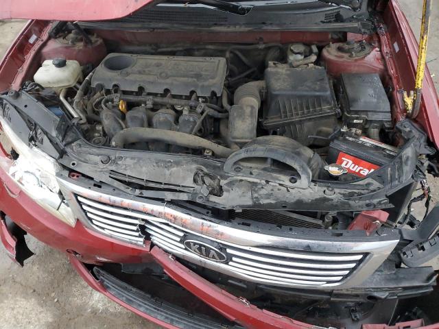 KNAGG4A84A5370021 - 2010 KIA OPTIMA LX RED photo 11