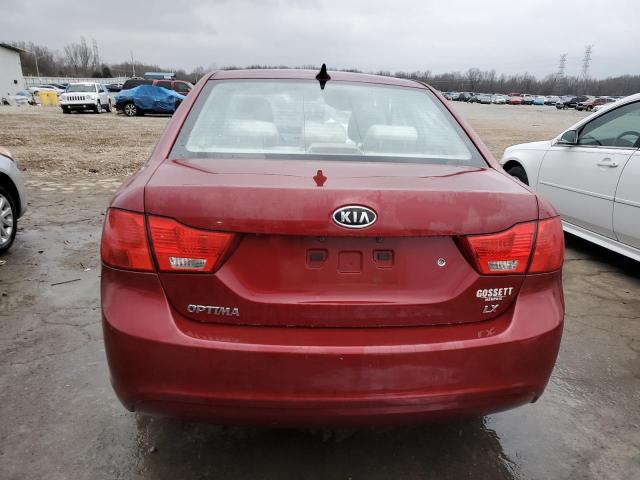 KNAGG4A84A5370021 - 2010 KIA OPTIMA LX RED photo 6