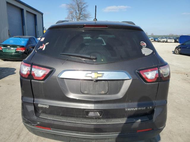 1GNKRFED3EJ217306 - 2014 CHEVROLET TRAVERSE LS CHARCOAL photo 6