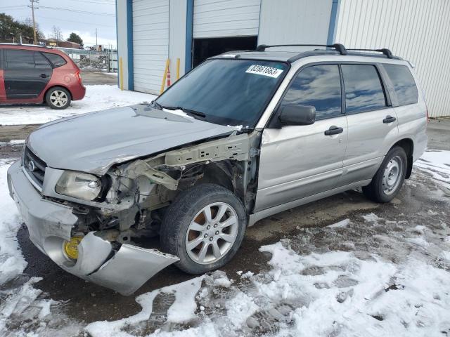 JF1SG65675G712224 - 2005 SUBARU FORESTER 2.5XS SILVER photo 1