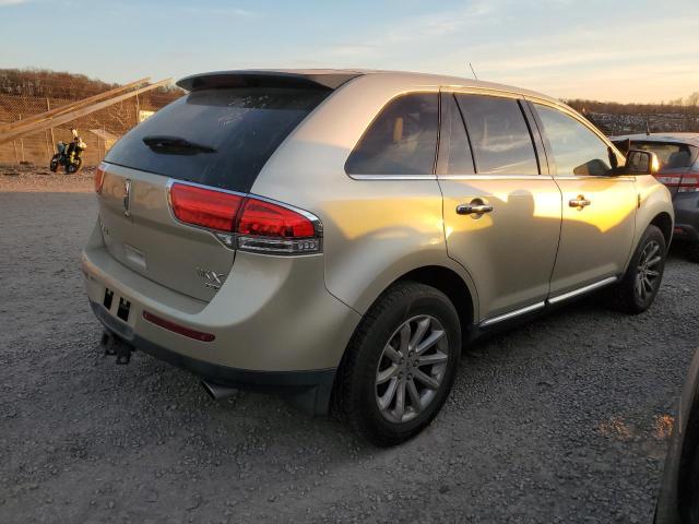 2LMDJ8JK1BBJ01675 - 2011 LINCOLN MKX BEIGE photo 3