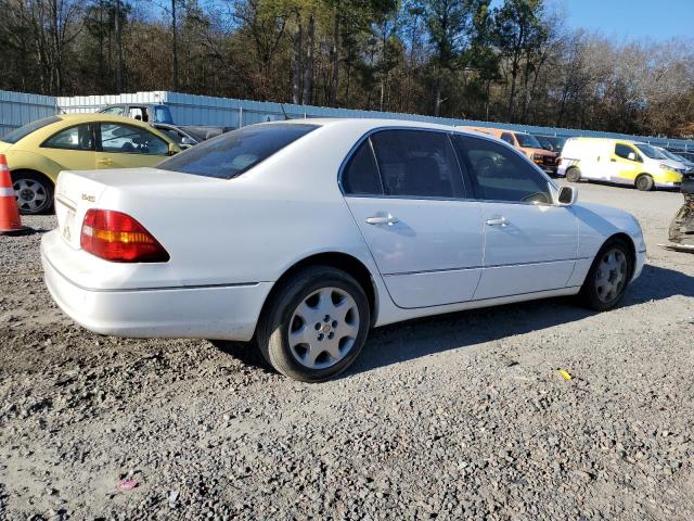 JTHBN30F710017801 - 2001 LEXUS LS 430 WHITE photo 3