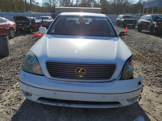 JTHBN30F710017801 - 2001 LEXUS LS 430 WHITE photo 5