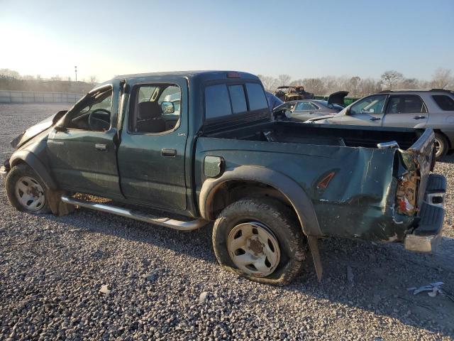 5TEGN92N24Z326644 - 2004 TOYOTA TACOMA DOUBLE CAB PRERUNNER GREEN photo 2