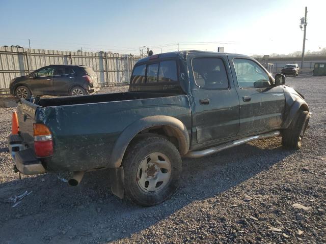 5TEGN92N24Z326644 - 2004 TOYOTA TACOMA DOUBLE CAB PRERUNNER GREEN photo 3