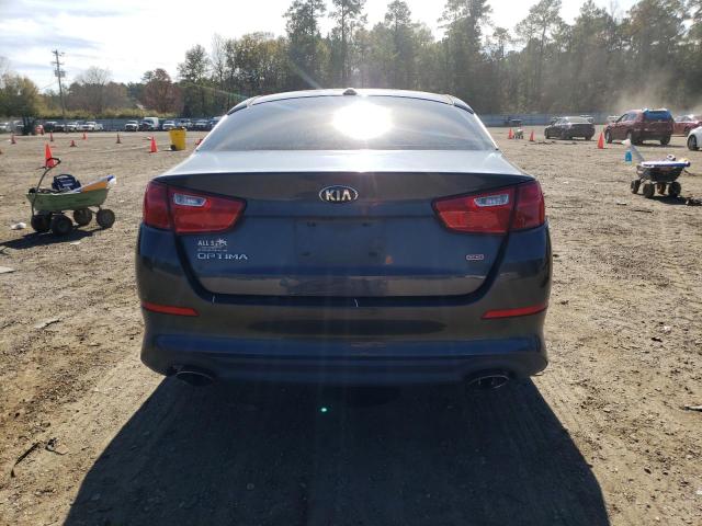 KNAGM4A79F5632929 - 2015 KIA OPTIMA LX GRAY photo 6