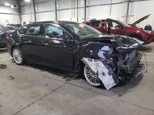 3FA6P0HD5ER328413 - 2014 FORD FUSION SE BLACK photo 4