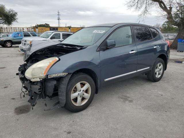 JN8AS5MT9DW029004 - 2013 NISSAN ROGUE S BLUE photo 1