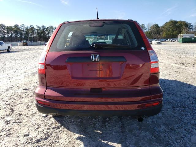 5J6RE3H32BL007357 - 2011 HONDA CR-V LX RED photo 6