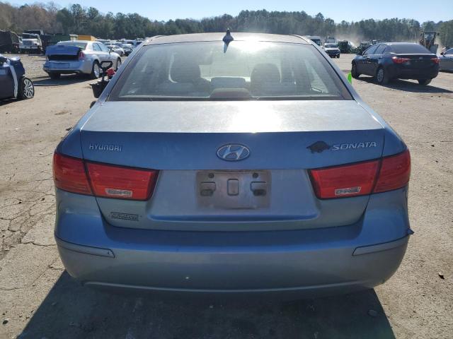 5NPET46C69H454677 - 2009 HYUNDAI SONATA GLS BLUE photo 6