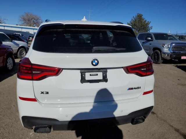 5UXTY9C07M9F65130 - 2021 BMW X3 XDRIVEM40I WHITE photo 6