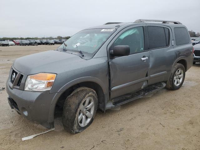 5N1BA0ND1FN621580 - 2015 NISSAN ARMADA SV GRAY photo 1