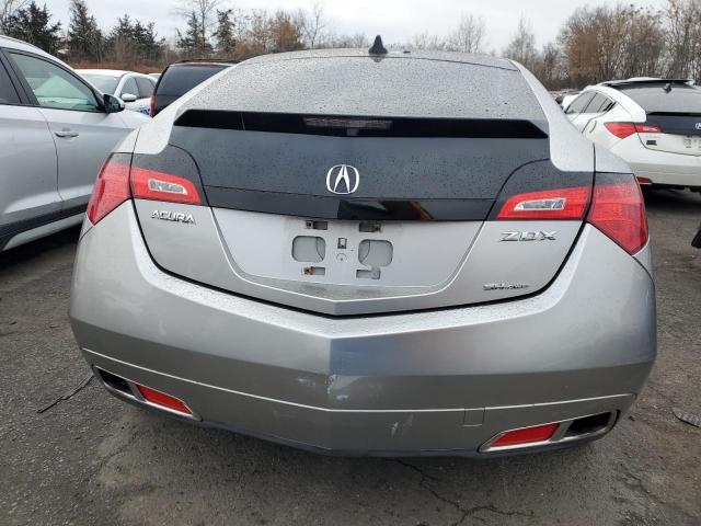 2HNYB1H44AH501443 - 2010 ACURA ZDX TECHNOLOGY ვერცხლისფერი ფოტო 6