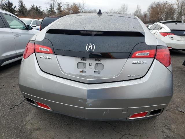 2HNYB1H44AH501443 - 2010 ACURA ZDX TECHNOLOGY SILVER photo 6