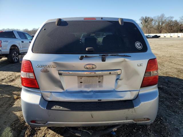 KNDJD736475753089 - 2007 KIA SORENTO EX BLUE photo 6