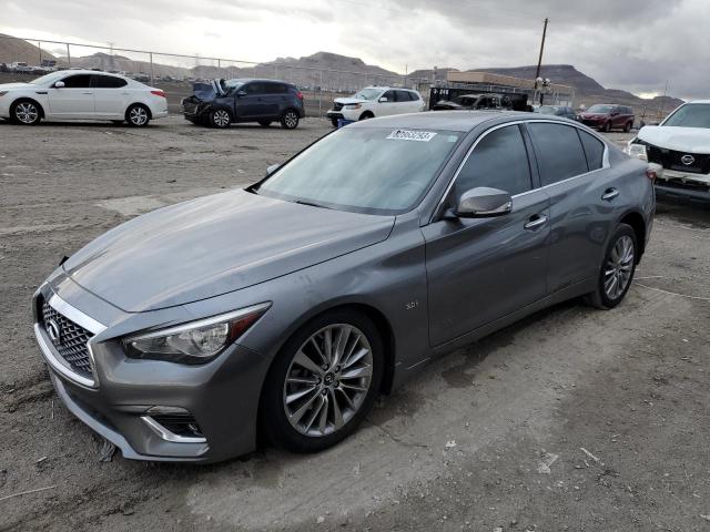 JN1EV7AP0JM364508 - 2018 INFINITI Q50 LUXE GRAY photo 1