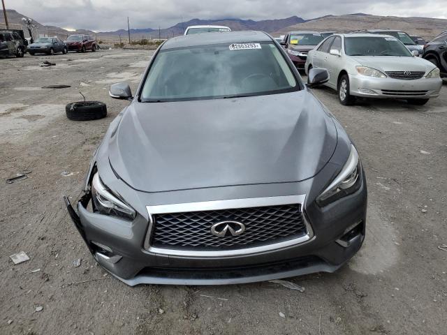 JN1EV7AP0JM364508 - 2018 INFINITI Q50 LUXE GRAY photo 5