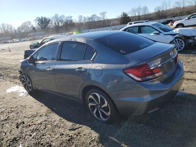 19XFB2F53DE237095 - 2013 HONDA CIVIC LX GRAY photo 2