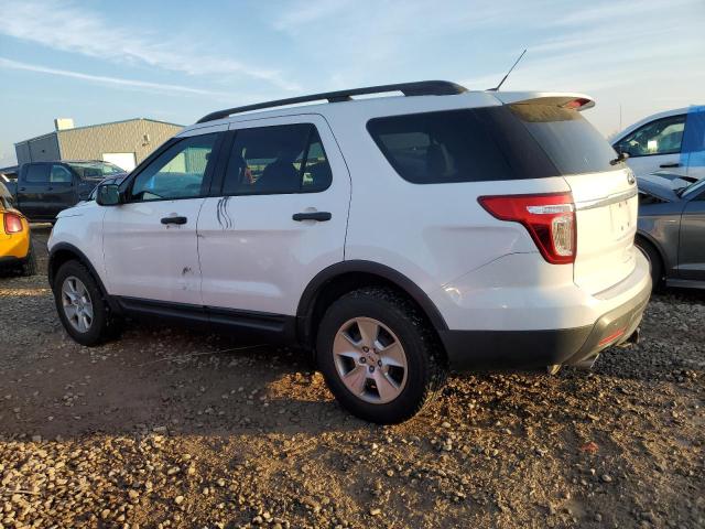 1FM5K8B88EGA65545 - 2014 FORD EXPLORER WHITE photo 2