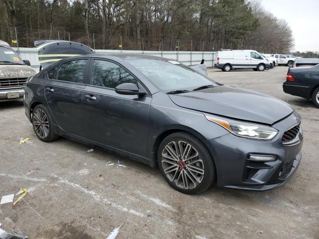 3KPF44ACXME416293 - 2021 KIA FORTE GT GRAY photo 4