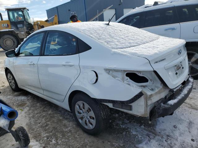 KMHCT4AE6HU186665 - 2017 HYUNDAI ACCENT SE WHITE photo 2