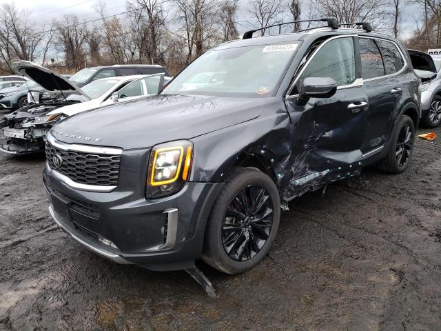 5XYP54HC0MG169568 - 2021 KIA TELLURIDE SX GRAY photo 1