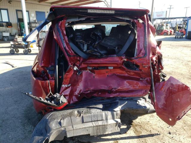 2T3W1RFV8KW007372 - 2019 TOYOTA RAV4 XLE RED photo 6