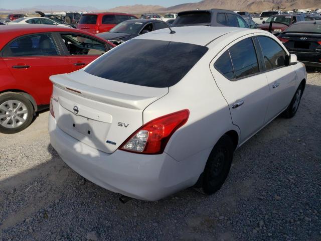 3N1CN7AP4DL822489 - 2013 NISSAN VERSA S WHITE photo 3