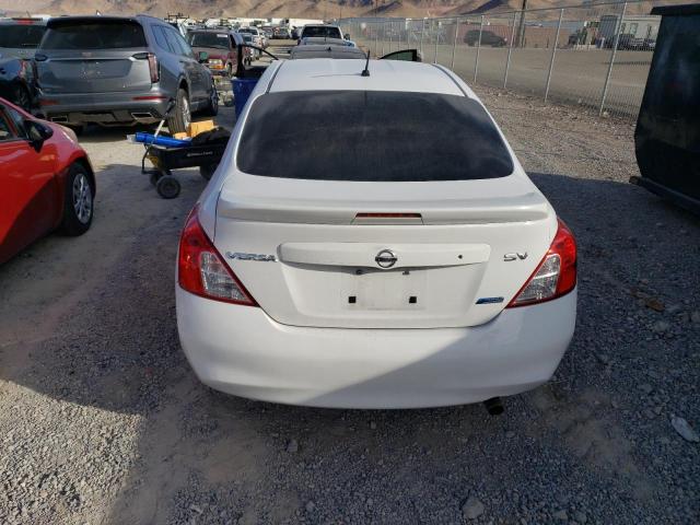 3N1CN7AP4DL822489 - 2013 NISSAN VERSA S WHITE photo 6