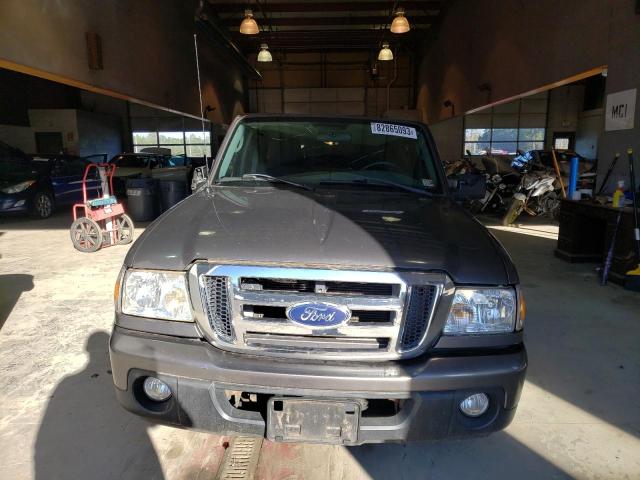 1FTKR1ED1APA38796 - 2010 FORD RANGER SUPER CAB GRAY photo 5