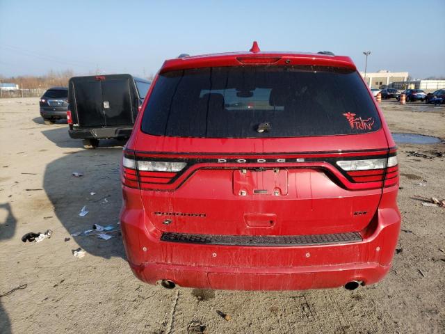 1C4RDJDG7KC606504 - 2019 DODGE DURANGO GT RED photo 6