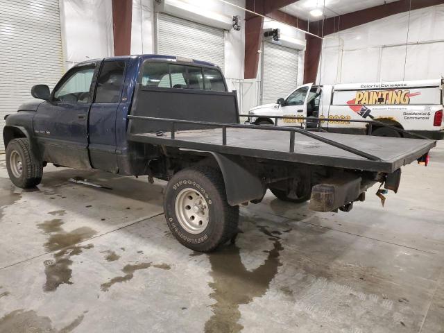 3B7HF13Z1YG110256 - 2000 DODGE RAM 1500 BLUE photo 2