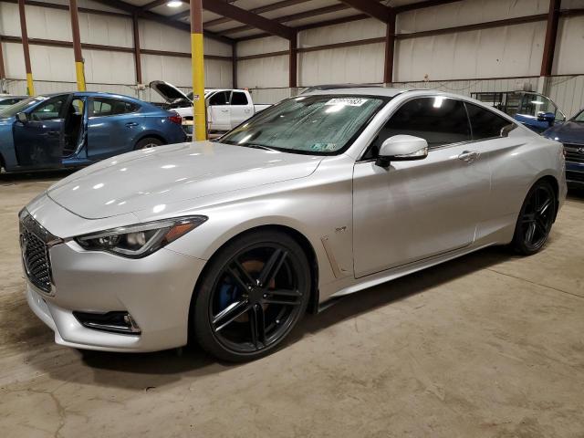 JN1EV7EL2JM390695 - 2018 INFINITI Q60 LUXE 300 SILVER photo 1